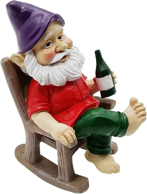 HeiPen Garden Gnomes Outdoor, Garden Statue Figurine Ornament,Gnome Garden Decor for Yard Lawn Patio HeiPen Garden Gnomes Outdoor, Garden Statue Figurine Ornament,Gnome Garden Decor for Yard Lawn Patio