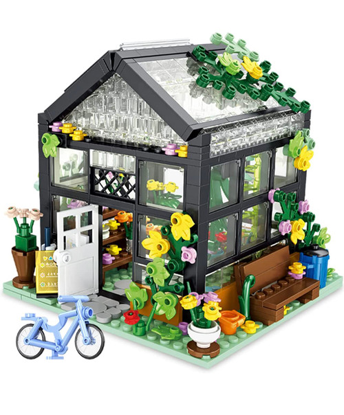 General Jim's Flower House Building Blocks Toy Bricks Set - Compatible with Lego Flower Friends - MOC Modular Building Set for Brick Enthusiasts Including Teens and Adults