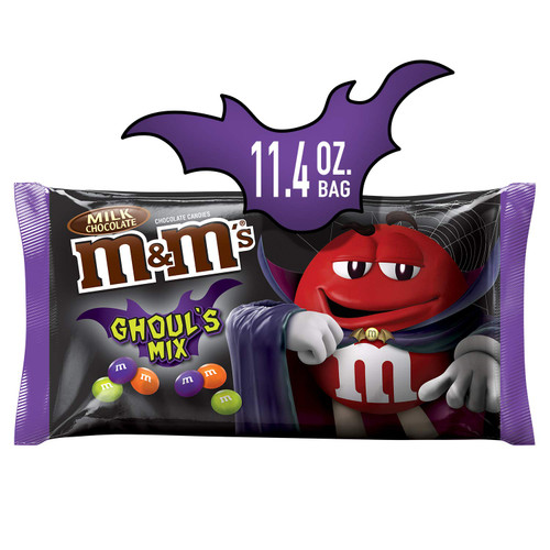 M&M'S Ghoul's Mix Milk Chocolate Halloween Candy, 11.4-Ounce Bag