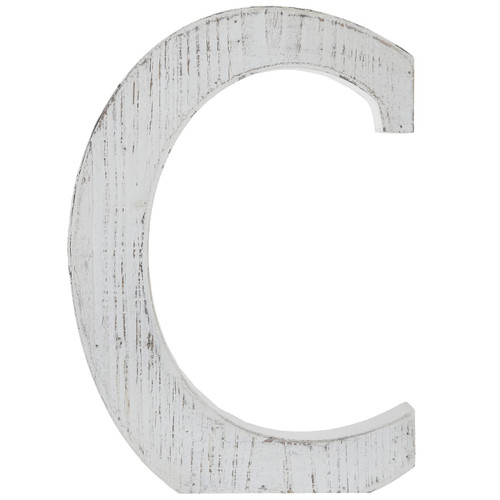 Hobby Lobby Whitewash Wood Letter Symbol Wall Decor - C