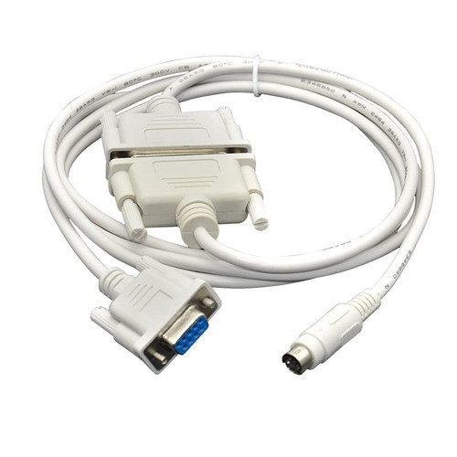 GOOFFY SC-09 Applicable RS232 Serial Port Cable, PLC Programming Cable, Data Download Cable, Communication Cable, White Cable