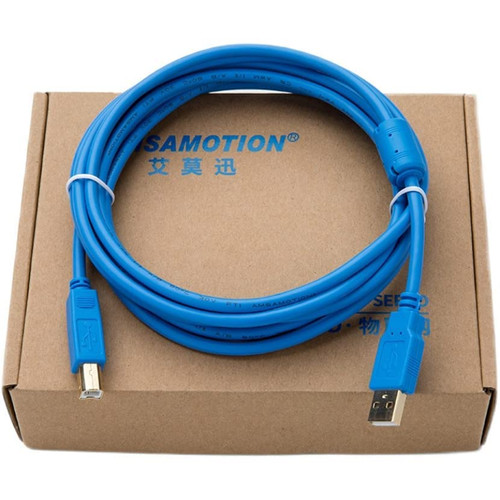 GOOFFY USB-CP1H Applicable Touch Screen CP1E CP1L CJ2M Series PLC Programming Cable USB-Square Port Gold Plated Interface Cable