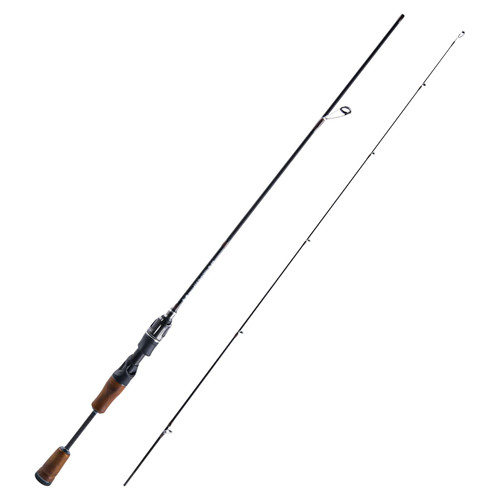 Goture Solid Wood Grip Ultra Light Fishing Casting Rod,2 Piece Ultralight Fishing Rod,Ultralight Fast 5'6'' for Saltwater/Freshwater