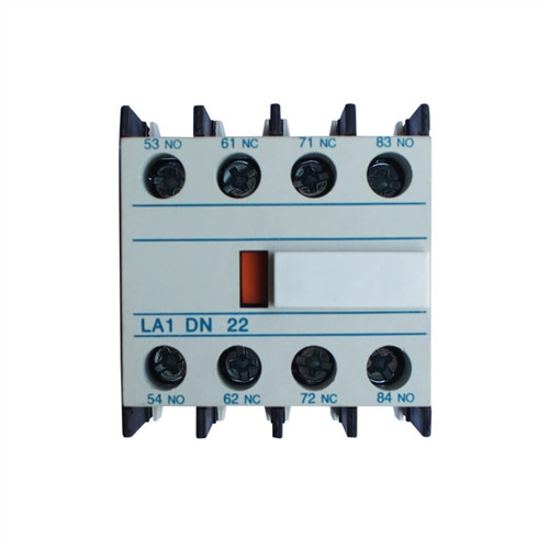 NHOSS 3Phase LA1-DN22 F4-22 2NO 2NC Auxiliary Contact Block for CJX2 LC1-D AC Contactor 1Pcs