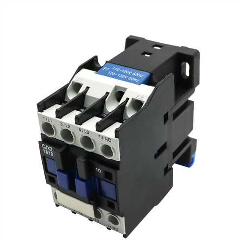 CJX2-1810 LC1 AC Contactor 18A 3 Phase 3-Pole NO Coil Voltage 380V 220V 110V 36V 24V 50/60Hz Rail Mounted 3P+1NO Normal Open 1Pcs (Color : AC 380V)