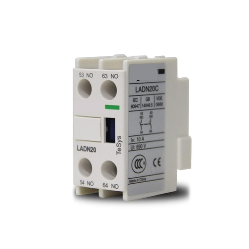 NHOSS LC1D AC Contactor Auxiliary Contact LADN11C20C02C22C31C Normally Open and Closed Front Auxiliary Contact 1Pcs (Size : 2NO)