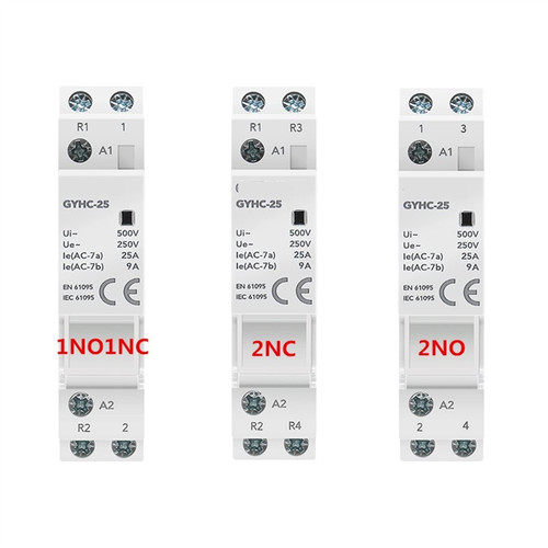 NHOSS O+F Auxiliary Contactor for GYHC Househould AC Contactor 2NO Or 1NO1NC Or 2NC 1Pcs (Color : 2NC)