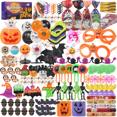 Erotodo Halloween Party Favors 239 Pcs Goodie Bag Fillers Stuffers Treats Toys in Bulk Treasure Box Treat or Trick or Classroom Party Suppliers Carnival Game Prizes Fidget Toys. Erotodo Halloween Party Favors 239 Pcs Goodie Bag Fillers Stuffers Treats Toys in Bulk Treasure Box Treat or Trick or Classroom Party Suppliers Carnival Game Prizes Fidget Toys.