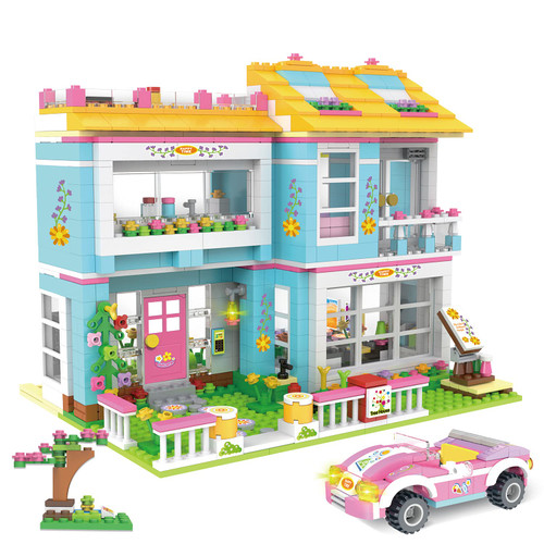 VIOSEBN Friends House Building Kit, Family Friends House Building Blocks Sets, Creative Roleplay Toy Christmas Birthday Gift for Kids Boys Girls Age 6-12 Years 1009 Pieces