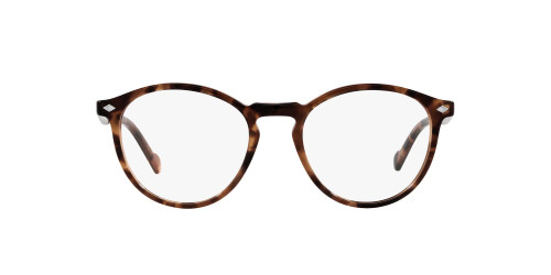 Vogue Eyewear Men's VO5367 Round Prescription Eyewear Frames, Havana Honey/Demo Lens, 50 mm