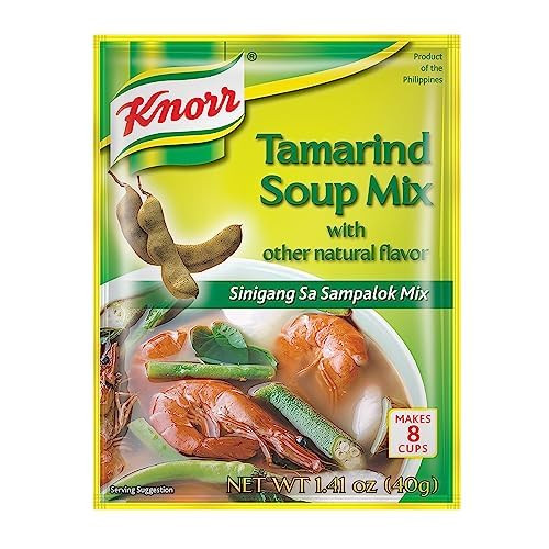 Knorr Tamarind Soup Mix (Sinigang sa Sampalok Mix), 1.41oz (40g) (Pack of 4)
