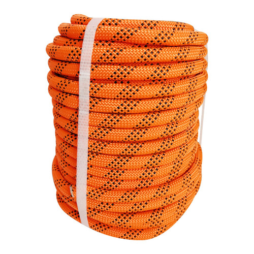 waltyotur 1/2 in Double Braid Polyester Arborist Rigging Rope 100 FT Tree Ropes Arborist Pulling Polyester Nylon Rope Bull Rigging Rope for Tree Work Swings Arborist Gardening