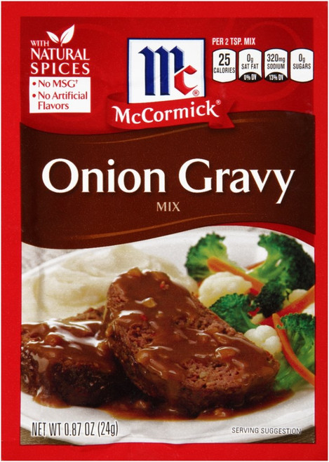 Mccormick Schilling Env Onion Gravy, 1-Count (Pack Of 12)