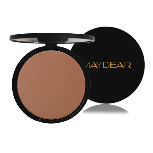Maydear Pressed Powder, Mineral Pressed Finishing Powder, Medium Coverage Matte Setting Powder Compact with Mirror Lightweight Face Powder Makeup-FP16 Dark Brown Maydear Pressed Powder, Mineral Pressed Finishing Powder, Medium Coverage Matte Setting Powder Compact with Mirror Lightweight Face Powder Makeup-FP16 Dark Brown