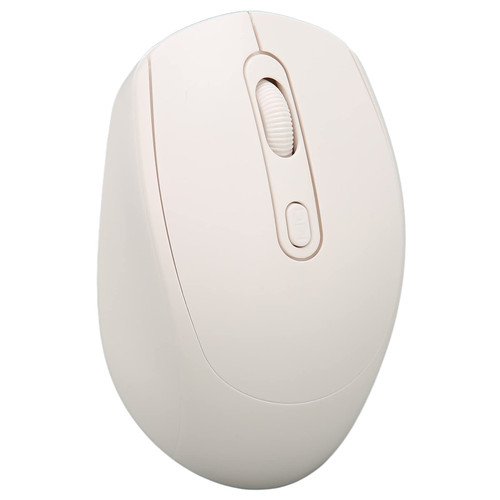 M107 2.4G Wireless Mouse, Silent Office Mouse, Desktop Notebook Computer Rechargeable Mouse, (White)