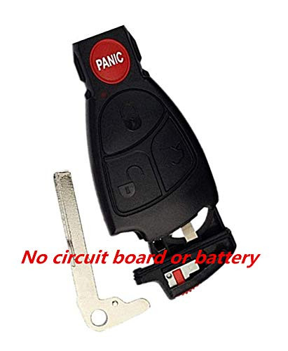 KAWIHEN Keyless Entry Remote Car Key Fob Shell Replacement for IYZ3312 Mercedes-Benz E320 E350 E430 E500 G500 G55 AMG ML320 ML350C230 C240 C280 C350 C43 AMG C55 AMG CL500 CL600 CLK320 CLK430 CLK500