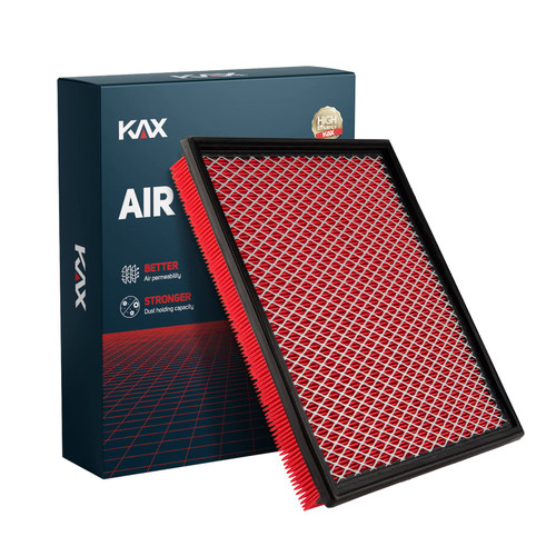 KAX Engine Air Filter, GAF018(CA7440) Replace for Frontier, Armada, NV1500-NV3500, Pathfinder, Pathfinder Armada, Xterra, Titan, QX56, Equator, Grand Cherokee, Grand Wagoneer, 200% Longer Life.