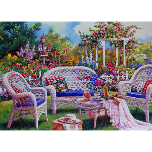 Jigsaw Puzzles for Adults 1000 Piece Puzzle for Adults 1000 Pieces Puzzle 1000 Pieces-Flower Courtyard