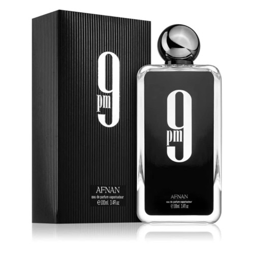 Afnan 9 PM Pour for Women Eau de Parfum Spray, 3.4 Ounce