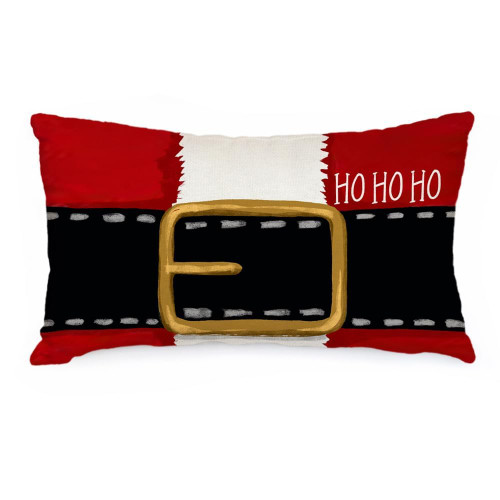 AACORS Christmas Pillow Cover 12X20 HO HO HO Santa Belt Decoration Holiday Farmhouse Winter Pillow Case Decor for Home Sofa Couch AA246-12 AACORS Christmas Pillow Cover 12X20 HO HO HO Santa Belt Decoration Holiday Farmhouse Winter Pillow Case Decor for Home Sofa Couch AA246-12