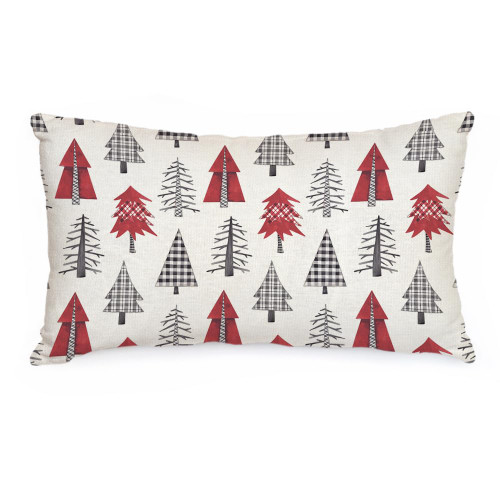 AACORS Christmas Pillow Cover 12X20 Inch Christmas Trees Decoration Holiday Farmhouse Winter Pillow Case Decor for Home Sofa Couch AA309-12 AACORS Christmas Pillow Cover 12X20 Inch Christmas Trees Decoration Holiday Farmhouse Winter Pillow Case Decor for Home Sofa Couch AA309-12