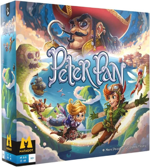 Pan's Island Board Game | Strategy Game | Fantasy Adventure Game | Cooperative Game | Family Game for Kids and Adults | Ages 10+ | 2-5 Players | Average Playtime 45-60 Minutes | Made by Matagot