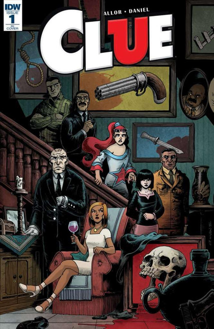 Clue #1C VF/NM ; IDW comic book | RI Variant Based on Board Game