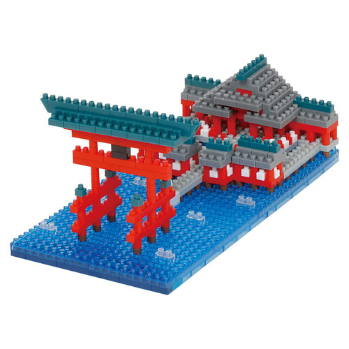 nanoblock - World Famous Buildings - Itsukushima Shrine, Sights to See Series Building Kit