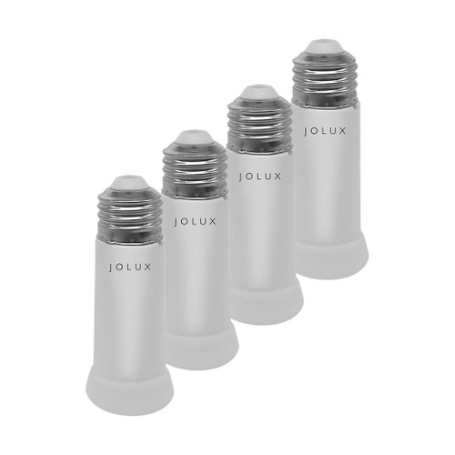 JOLUX E26 Socket Extender, E26 to E26 Lamp Bulb Socket Extension, Standard Medium Screw Base Lamp Holder Adapter,4-Pack