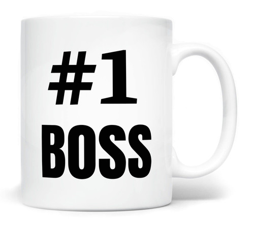 Boss Supervisor Manager Appreciation Coffee Mug Number One, 11 Fluid ounces