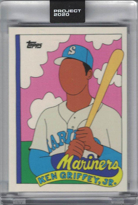 Ken Griffey Jr Seattle Mariners 2020 Topps Project #201 Artist Trading Card - Slabbed Baseball Cards