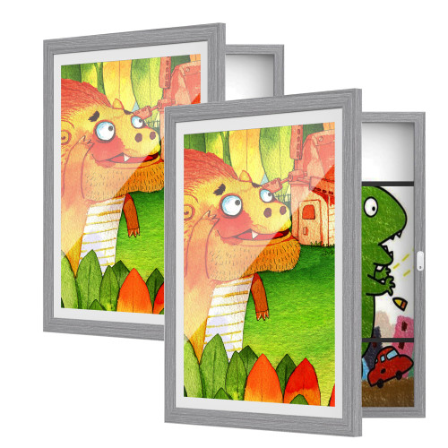 BAIJIALI 2 Packs Grey Kids Art Frames for Kids Artwork Frames Changeable Display 8.5x11 with Mat or 9x12 without Mat,Picture Frame for Kids Artwork Front Opening Holds 150 Horizontal &Vertical For Kids Drawings BAIJIALI 2 Packs Grey Kids Art Frames for Kids Artwork Frames Changeable Display 8.5x11 with Mat or 9x12 without Mat,Picture Frame for Kids Artwork Front Opening Holds 150 Horizontal &Vertical For Kids Drawings