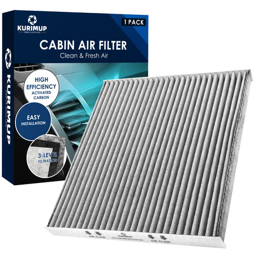 KURIMUP Premium Cabin Air Filter with Activated Carbon,Replacement for CF11819(CP819), Fit for Hyundai Sonata/Azera/Santa Fe, Kia Cadenza/Optima/Sedona, GMC Terrain, Chevrolet Equinox KURIMUP Premium Cabin Air Filter with Activated Carbon,Replacement for CF11819(CP819), Fit for Hyundai Sonata/Azera/Santa Fe, Kia Cadenza/Optima/Sedona, GMC Terrain, Chevrolet Equinox