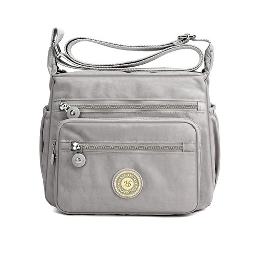 LassZone Women's Shoulder Bags Multi-Pocket Casual Crossbody Bag Handbags Waterproof Nylon Messenger Travel Bags Ladies Tote