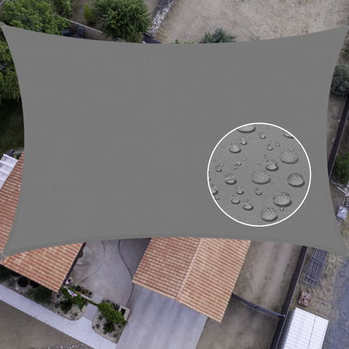 Lehood Waterproof Sun Shade Sail Canopy Awning Shelter, 95 UV Block