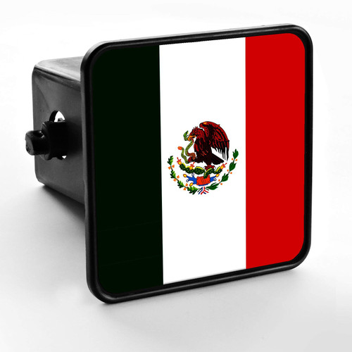 Durable Trailer Hitch Cover - Flag of Mexico (Mexican)