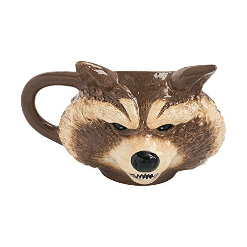 Vandor 55700 Marvel Sculpted Ceramic Mug, Multicolored