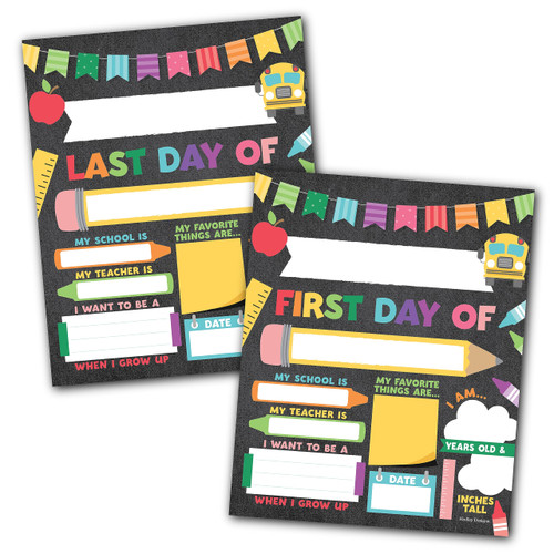 10 Colorful First Day School Board Sign for First Day of School - First Last Day of School Board for Kids, Back to School Signs First and Last Day of School Sign, First Day School Sign Chalkboard 10 Colorful First Day School Board Sign for First Day of School - First Last Day of School Board for Kids, Back to School Signs First and Last Day of School Sign, First Day School Sign Chalkboard
