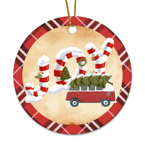 Funny 3in Round Christmas Ceramic Ornament Keepsake Christmas Tree Truck Snowman Two-Side Printed Porcelain Keepsake for Winter Holiday Home Decor Xmas Ceramic Ornament Christmas to Grandparents Funny 3in Round Christmas Ceramic Ornament Keepsake Christmas Tree Truck Snowman Two-Side Printed Porcelain Keepsake for Winter Holiday Home Decor Xmas Ceramic Ornament Christmas to Grandparents