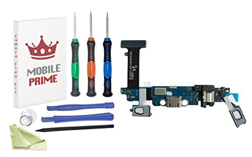 MOBILEPRIME Replacement Charging Charge Port Flex Cable with Certified Pro-Series Repair Tools for Samsung Galaxy S6 G920T MOBILEPRIME Replacement Charging Charge Port Flex Cable with Certified Pro-Series Repair Tools for Samsung Galaxy S6 G920T