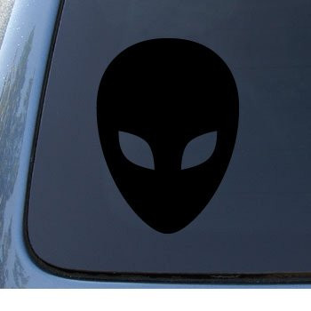 NS-FX Alien - Roswell UFO - Car, Truck, Notebook, Vinyl Decal Sticker #1029 | Vinyl Color: Black