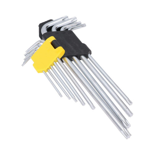 Hex/Allen Keys Ball Ended Metric 1.5mm - 10mm 9pc Set Extra Long BERGEN AT837