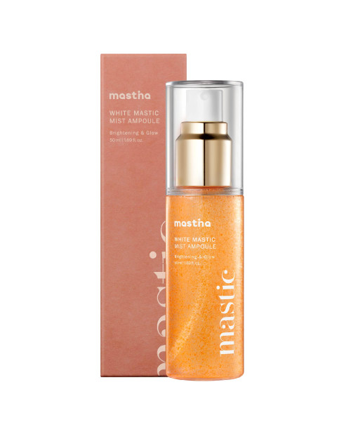 MASTINA White Mastic Ampoule Facial Mist (1.7fl oz) - Replenish Skin with Moisture Barrier for Balanced Hydration. Fermented Mastic Gum.
