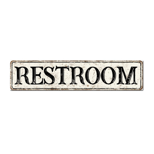 Madcolitote Rustic Restroom Wood Signs Restroom Custom Street Sign Vintage Wood Plaque Farmhouse Wall Art Farmhouse Wall Decor for Home Man Cave Gate Garden Bars Cafes 4x18in Madcolitote Rustic Restroom Wood Signs Restroom Custom Street Sign Vintage Wood Plaque Farmhouse Wall Art Farmhouse Wall Decor for Home Man Cave Gate Garden Bars Cafes 4x18in