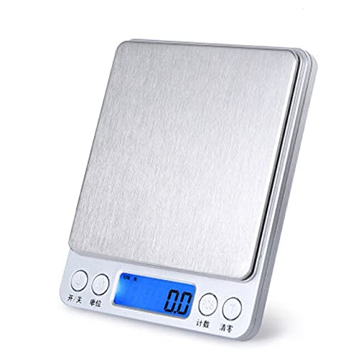 YCDtop Food Scale Electronic Scale Precision Kitchen Scale with Adjustable Hook Digital Coffee Scale Household Kitchen Balance 3KG/0.1g 5KG/0.1g