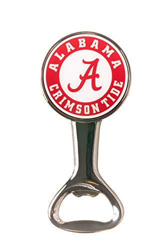 ALABAMA CRIMSON TIDE NCAA ROUND MAGNETIC METAL BOTTLE OPENER