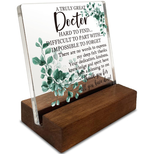 Doctor Appreciation Gifts for Women Doctor Signs for Office Thank You Gifts for Doctor Funny Doctor Gifts Office Decor for Doctor Desk Christmas Birthday Gift kkds15
