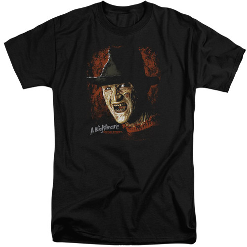 Nightmare On Elm Street Freddy Krueger Tall T-Shirt, Black, XLT