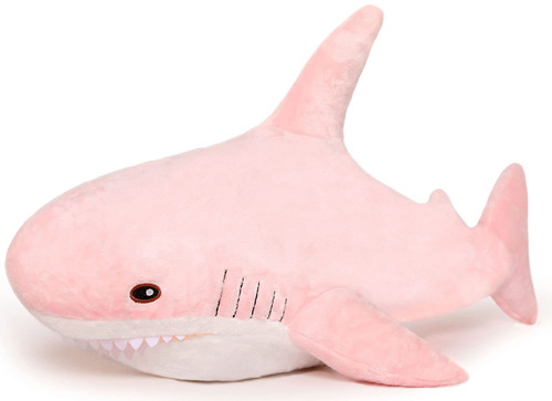 MorisMos Shark Pillow Giant Stuffed Shark, Baby Shark Plush Toy Shark Toys, Big Shark Stuffed Animal, Pink, 32in MorisMos Shark Pillow Giant Stuffed Shark, Baby Shark Plush Toy Shark Toys, Big Shark Stuffed Animal, Pink, 32in