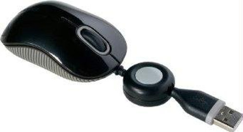 Targus Mouse - Optical - Wired - USB - Black;Gray Targus Mouse - Optical - Wired - USB - Black;Gray